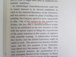 The Finnish Industries&#039; Central laboratory -A retrospect of the first decade