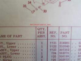Johnson Outboard 1974 parts book 115 hp -varaosaluettelo, katso tarkemmat mallitiedot kuvasta
