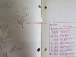 Johnson Outboard 1974 parts book 70 hp -varaosaluettelo, katso tarkemmat mallitiedot kuvasta