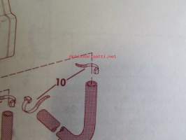 Johnson Outboard 1974 parts book 70 hp -varaosaluettelo, katso tarkemmat mallitiedot kuvasta