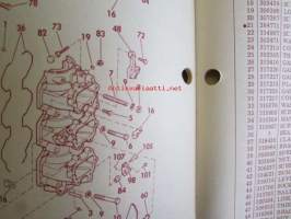 Johnson Outboard 1974 parts book 70 hp -varaosaluettelo, katso tarkemmat mallitiedot kuvasta