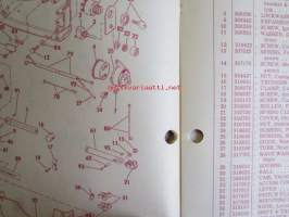 Johnson Outboard 1974 parts book 50 hp -varaosaluettelo, katso tarkemmat mallitiedot kuvasta