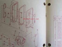 Johnson Outboard 1974 parts book 50 hp -varaosaluettelo, katso tarkemmat mallitiedot kuvasta