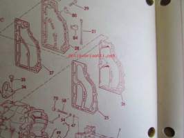 Johnson Outboard 1974 parts book 50 hp -varaosaluettelo, katso tarkemmat mallitiedot kuvasta