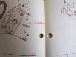 Johnson Outboard 1974 parts book 20 hp -varaosaluettelo, katso tarkemmat mallitiedot kuvasta