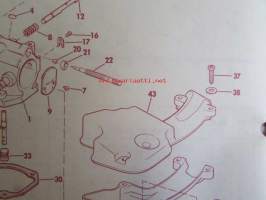 Johnson Outboard 1974 parts book 9.9 hp -varaosaluettelo, katso tarkemmat mallitiedot kuvasta