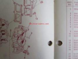 Johnson Outboard 1974 parts book 9.9 hp -varaosaluettelo, katso tarkemmat mallitiedot kuvasta