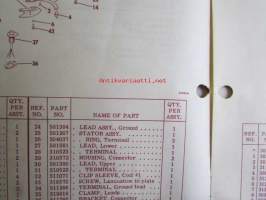 Johnson Outboard 1974 parts book 6 hp -varaosaluettelo, katso tarkemmat mallitiedot kuvasta