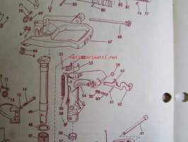 Johnson Outboard 1974 parts book 6 hp -varaosaluettelo, katso tarkemmat mallitiedot kuvasta