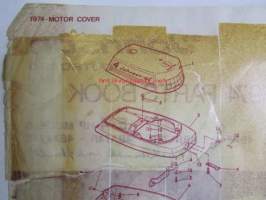 Johnson Outboard 1974 parts book E-4 hp -varaosaluettelo, katso tarkemmat mallitiedot kuvasta