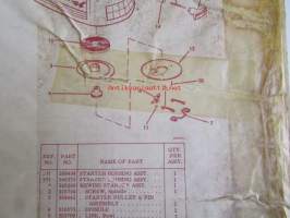 Johnson Outboard 1974 parts book E-4 hp -varaosaluettelo, katso tarkemmat mallitiedot kuvasta