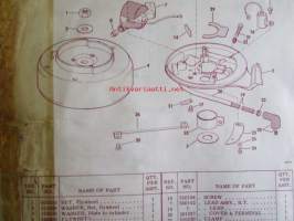 Johnson Outboard 1974 parts book 2 hp -varaosaluettelo, katso tarkemmat mallitiedot kuvasta