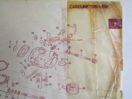 Johnson Outboard 1974 parts book 2 hp -varaosaluettelo, katso tarkemmat mallitiedot kuvasta