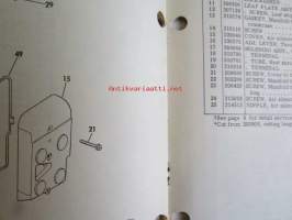 Johnson Outboard 1975 parts book 135 hp -varaosaluettelo, katso tarkemmat mallitiedot kuvasta