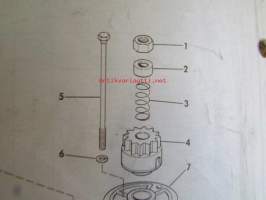 Johnson Outboard 1975 parts book 135 hp -varaosaluettelo, katso tarkemmat mallitiedot kuvasta