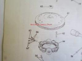 Johnson Outboard 1975 parts book 115 hp -varaosaluettelo, katso tarkemmat mallitiedot kuvasta