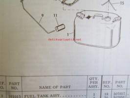 Johnson Outboard 1975 parts book 115 hp -varaosaluettelo, katso tarkemmat mallitiedot kuvasta