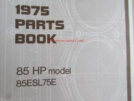 Johnson Outboard 1975 parts book 85 hp -varaosaluettelo, katso tarkemmat mallitiedot kuvasta