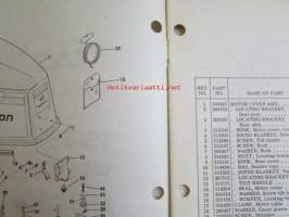 Johnson Outboard 1975 parts book 85 hp -varaosaluettelo, katso tarkemmat mallitiedot kuvasta