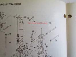 Johnson Outboard 1975 parts book 75 hp -varaosaluettelo, katso tarkemmat mallitiedot kuvasta