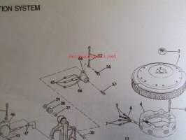 Johnson Outboard 1975 parts book 75 hp -varaosaluettelo, katso tarkemmat mallitiedot kuvasta