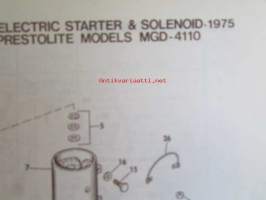 Johnson Outboard 1975 parts book 75 hp -varaosaluettelo, katso tarkemmat mallitiedot kuvasta