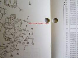 Johnson Outboard 1975 parts book 50 hp -varaosaluettelo, katso tarkemmat mallitiedot kuvasta