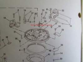 Johnson Outboard 1975 parts book 40 hp -varaosaluettelo, katso tarkemmat mallitiedot kuvasta