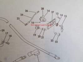 Johnson Outboard 1975 parts book 40 hp -varaosaluettelo, katso tarkemmat mallitiedot kuvasta