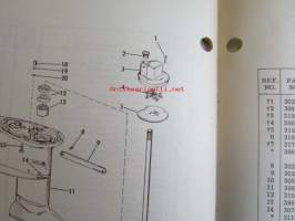 Johnson Outboard 1975 parts book 40 hp -varaosaluettelo, katso tarkemmat mallitiedot kuvasta