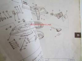 Johnson Outboard 1975 parts book 20 hp -varaosaluettelo, katso tarkemmat mallitiedot kuvasta