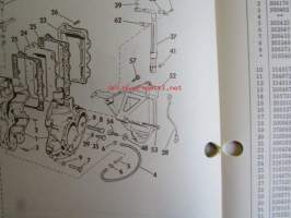 Johnson Outboard 1975 parts book 20 hp -varaosaluettelo, katso tarkemmat mallitiedot kuvasta