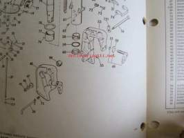 Johnson Outboard 1975 parts book 20 hp -varaosaluettelo, katso tarkemmat mallitiedot kuvasta