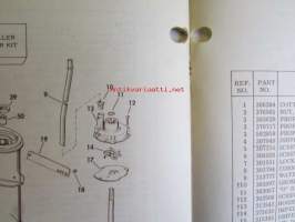 Johnson Outboard 1975 parts book 20 hp -varaosaluettelo, katso tarkemmat mallitiedot kuvasta