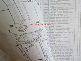 Johnson Outboard 1975 parts book 9.9 hp -varaosaluettelo, katso tarkemmat mallitiedot kuvasta