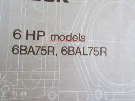 Johnson Outboard 1975 parts book 6 hp -varaosaluettelo, katso tarkemmat mallitiedot kuvasta