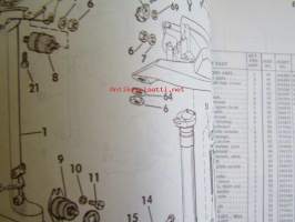 Johnson Outboard 1975 parts book 6 hp -varaosaluettelo, katso tarkemmat mallitiedot kuvasta