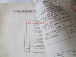 Johnson Outboard 1975 parts book E-4 hp -varaosaluettelo, katso tarkemmat mallitiedot kuvasta