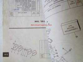 Johnson Outboard 1975 parts book E-4 hp -varaosaluettelo, katso tarkemmat mallitiedot kuvasta