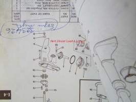 Johnson Outboard 1975 parts book E-4 hp -varaosaluettelo, katso tarkemmat mallitiedot kuvasta