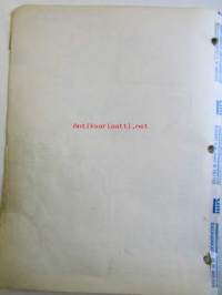 Johnson Outboard 1975 parts book E-4 hp -varaosaluettelo, katso tarkemmat mallitiedot kuvasta