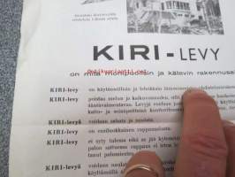 Kiri-levy -esite (Kiri-laatta Oy, Tapanila)