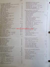 Johnson OMC Accessories 1975 parts book -varaosaluettelo