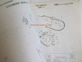 Johnson OMC Accessories 1975 parts book -varaosaluettelo