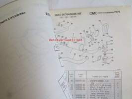 Johnson OMC Accessories 1975 parts book -varaosaluettelo