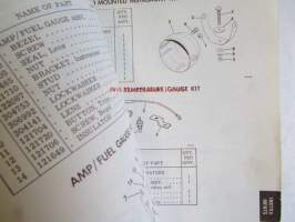 Johnson OMC Accessories 1975 parts book -varaosaluettelo