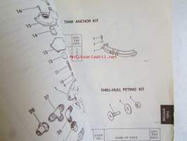 Johnson OMC Accessories 1975 parts book -varaosaluettelo