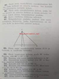 Kehitän laskutaitoa. Keskikoulun algebran ja geometrian harjoitustehtäviä