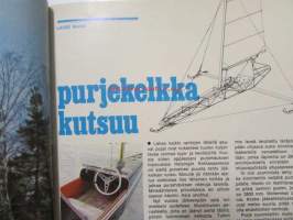 Purje ja Moottori 1970 nr 12 -mm. Kesäkeli ilman suolaa, Purjekelkka kutsuu, Pohjolan ylpein joutsen, Menneisuyyden mestari ja manttelinperijät vertailutestit,