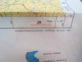 Vääksy 3112 02 1:20 000 peruskartta
